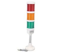 Luci Stack a Torre a LED, Luce di Avvertimento Industriale 220 V con Indicatore RGB di Base Rotabile