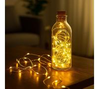 Luci Striscia Luminosa Leuchtkette 100x LED Nastro Usb-C Trasparente 8 Modi L 10 [EEK: Inaditato]