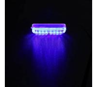 Luci stroboscopiche per camion | Barra luminosa lampeggiante a LED solare stroboscopica,Luci di avvertimento di pericolo del faro della testa della luce della griglia ad alta visibilità per l'automobi