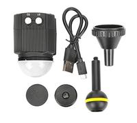 Luci Subacquee, Luce di Riempimento per Fotografia Subacquea Impermeabile 60M Fotocamera Subacquea Luce Video a LED Torcia Subacquea per Immersioni 7500K Luce LED Subacquea per