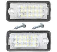 LUCI TARGA A LED PER AUDI A3 A4 A6 A8 Q7, SET DA 2 PEZZI. + 2X VITE