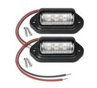 Luci Targa Auto 2PCS 6 LED Numero Di Licenza Auto Luce Targa Per SsangYong Actyon Turismo Rodius Per Rexton Per Korando Kyron Musso Sport Luci targa