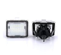 Luci Targa Led 2pcs 12V Bianco nessun errore PORTATO Numero License Light Light Fit Utilizzo for Mercedes-Benz W204 W204 5D W212 W216 W221