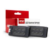 Luci targa LED AMiO CLP02 HP Smoked CANBUS BMW