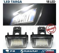 Luci TARGA LED CANbus PER PEUGEOT 5008 Placchette Luce Bianca POTENTE No Errori