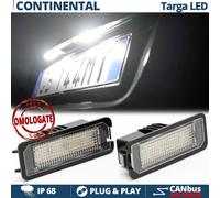 Luci Targa LED PER Bentley Continental GT 1 CANbus PLACCHETTE 18LED 6500K Bianco