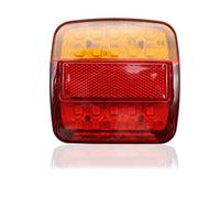 Luci Targa Per Auto,Lampada Targa 2pcs 12V Trailer Truck Roulotte Caravan Taillight Lampada posteriore della coda Attivazione del segnale Indicatore del freno Arresto della lampada del freno Numero de