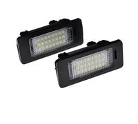 Luci Targa Per BMW Serie 5 E60 E39 E61 E70 E71 E72 E82 E84 E88 E90 E91 E92 E93 12V LED Luce Targa Auto 6000k Bianco Nessun Errore 2 Pezzi Luce targa led