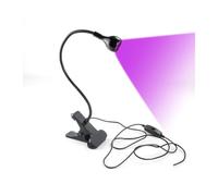 Luci ultraviolette a LED Lampada da tavolo a LED USB Clip-On Mini Gel UV Lampada polimerizzante for unghie for nail art fai da te for rilevatore medico di contanti
