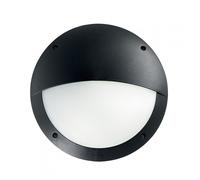 Applique Moderna Polar-2 Materie Plastiche Nero 1 Luce E27