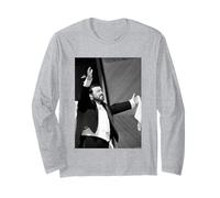 Luciano Pavarotti Cantante d'Opera di Michael Grecco Maglia a Manica