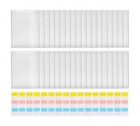 Lucid Letter Holder, See Through Project Case, Document Folder with Adhesive Strips, Flexible Filing Wrap, Professional Organizer with Simple Design, Office Folder for Business