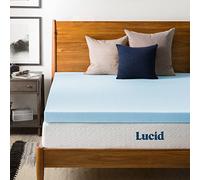 LUCID LU30FF30GT Materasso in memory foam da 7,6 cm con infusione di gel, matrimoniale