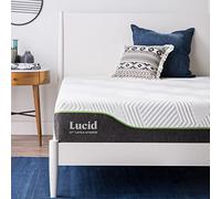 LUCID Materasso Hybrid, Alto 25cm - in Lattice elastico - Memory foam con gel rinfrescante - Molle insacchettate d’acciaio - Rigidità media - Matrimoniale 160x200 cm