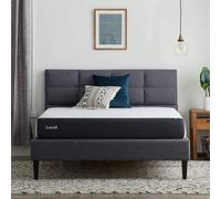 LUCID Materasso King (150 x 200 cm) Gel Memory Foam 20 cm - Medium Feel - Gel infusion - Fodera traspirante - Letto in una scatola - Materasso arrotolato - 1,5 m x 6 ft 6 x 20,3 cm - Schiuma conforme,