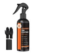 Lucida per pneumatici auto, 100 ml, finitura nera profonda, impermeabile, a lunga durata