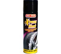 2X MAFRA EXTREME BLACK NERO GOMME LUCIDANTE GOMME SPRAY MA FRA MA-FRA 500ML AUTO
