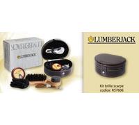 Lucida scarpe Set viaggio 5 pezzi custodia in ecopelle