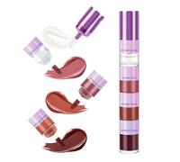 Lucidalabbra | 4 In 1 Cosmetici Gloss - Liquidi Impermeabili Per Trucco | Per Donne Shopping Appuntamenti Incontri Vacanze Viaggi Viaggio Di Lavoro Palcoscenico