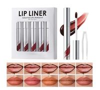 lucidalabbra, 5x colorazione labbra durevole | Cosmetici portatili di colore altamente pigmentato con estratti di per il matrimonio, viaggiatore grande