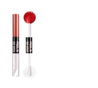 Lucidalabbra opachi a doppia testa a prova di sbavature con texture idratante olio accessori per il trucco comodi lucidalabbra a prova di trasferimento opaco