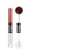Lucidalabbra opachi a doppia testa a prova di sbavature con texture idratante olio accessori per il trucco comodi lucidalabbra a prova di trasferimento opaco
