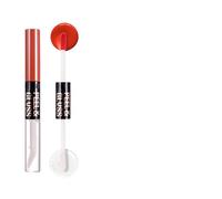 Lucidalabbra opachi a doppia testa a prova di sbavature con texture idratante olio accessori per il trucco comodi lucidalabbra a prova di trasferimento opaco