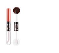 Lucidalabbra opachi a doppia testa a prova di sbavature con texture idratante olio accessori per il trucco comodi lucidalabbra a prova di trasferimento opaco