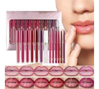Lucidalabbra Rossetto, Labbra Levigata con Effetto Lucido, Formula Idratante Impermeabile Duratura per Eventi Matrimoni Serate e Tutto il Giorno