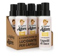 Lucidante Illuminante per Capelli - Effetto Setoso, Anti-Crespo e Brillantezza - Confezione da 6 x 50 ml per Adorn Cristalli Liquidi Capelli di Luce -