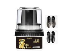Lucidante per la cura delle scarpe, Quick Shine Restorer, trattamento in pelle da 1,7 oz | Crema alimentare multiuso, pratico applicatore per divani, giacche e sedili, Black Shoe Polish,