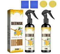 Lucidante Per Mobili, Cera D'api Lucidante, 2PCSBeeswax Spray Cleaner, Cera D'api Lucidante E Detergente Per Mobili, Cera D'api Per Mobili, Detergente Per Mobili Antichi, Furniture Polish Spray