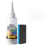 Lucidante per parabrezza, 100 grammi, pasta detergente invisibile con | rimozione pellicola di olio per vetri auto, per interni ed esterni