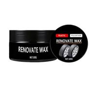 Lucidante per pneumatici, cera protettiva da 100 g, detergente intensivo per schiuma per pneumatici e pneumatici, per esterni, vialetti, garage, officina, trattamento auto, cura del giardino