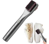 Lucidascarpe elettrico per scarpe da ginnastica, pulisciscarpe elettrico, kit di pulizia portatile ricaricabile efficace a 3 livelli, puliscipolvere per scarpe da ginnastica, lucidatore, per (Black)