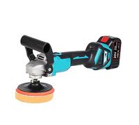 Lucidatore ad aria bagnata, Lucidatrice elettrica senza spazzole a 6 ingranaggi Lucidatrice for auto Smerigliatrice angolare Ricaricabile for batteria 18V (Color : 1, Size : Two battery)