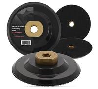 Lucidatore Pad 100 mm Piastra Disco Supporto M14 Tamponi Abrasivi Chiusura Strappo Levigatura Orbitale Platorello Rotante Smerigliatrice Angolare
