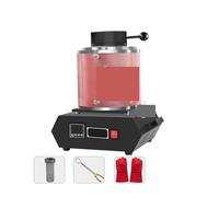 Lucidatore per gioielli, Forno for e 'oro, crogiolo in grafite da 1500 W for di oro, argento, rame alluminio, strumento for la gioielli per Gioielli, Metallo, Legno(3KG Upgraded Style)