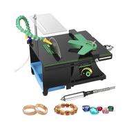 Lucidatore per gioielli, Lucidatrice for gioielli potenziata, lucidatrice for rocce da banco, mini macchina multiuso regolabile for la lavorazione del metallo e legno per Gioielli, Metallo, Legno(1)