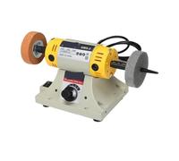 Lucidatore per gioielli, Lucidatrice for pietre da 350 W, tornio banco for gioielli in giada for lavorazione del legno fai te, rettificatrice for smerigliatrice for taglio(Grey set)