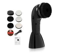 Lucidatore Per Scarpe Elettrico - Kit Lucidascarpe Multifunzionale Da 12 Cm, Spazzola Automatica, Tampone Per Scarpe Ricaricabile | Macchina Per La Cura Della Pelle Con Interfaccia USB Per Dettagli Di