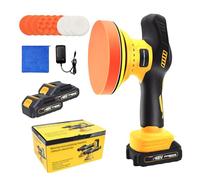 Lucidatrice a batteria per auto, lucidatrice senza fili con 2 batterie