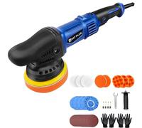 Lucidatrice a Doppia Azione per Auto, Lucidatrice per Auto 920W, Velocità Variabile 6, Lucidatrice tampone per Auto elettrica ideale per dettagli Auto, levigatura, Lucidatura, ceretta
