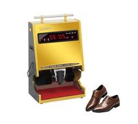 Lucidatrice a Mani Libere Completamente Automatica Con Indicatore de'ora, Lucidascarpe Elettrica Con Doppia Spazzola per Casa, Ufficio, Hotel E Viaggi Senza Sforzo