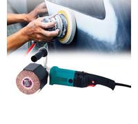 Lucidatrice a tamburo a 6 velocità con scudo metallico, motore in rame e manico ausiliario per lucidatura su roccia