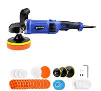 Lucidatrice a tampone per auto 150-180mm con 6 Velocità Variabili, 800-3500 RPM, Lucidatrice Auto Elettrica a per la lavorazione del legno, Lucidatura, levigatura