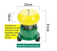 Lucidatrice a vibraze for gioielli in giada e ceratrice for rimuovere le sbavature di metallo e pulire le macchie sulla superficie(6 inches)