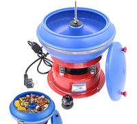 Lucidatrice a vibrazione per gioielli, parti metalliche e artigianato, lucidatrice da banco 220 V 90 W con funzionamento stabile e a basso rumore
