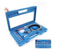 Lucidatrice, Air Micro Die Grinder Kit Mini Matita Lucidatura Strumenti for Incidere Rettifica Macchina Da Taglio Utensili Pneumatici 58000 RPM(Set2)