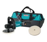 Lucidatrice Auto, 1500W 6000 RPM Lucidatrice per Auto, 6 velocità variabili,6 Pezzi di spugnette, 2 Dischi di Lana, 1 Manico a D, per lucidare Metallo, plastica, Piastrelle, Vernice per Auto ECC… (verde)